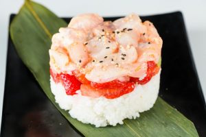 tartare burger branzino