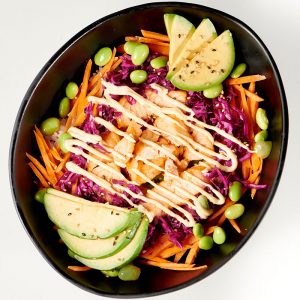 Poke salmone cotto