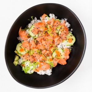 poke salmone spicy